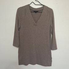 Lands End Tunic Women's S Pockets Neutral Capsule Minimalist Classic Everyday picture