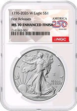2026 W Enhanced Uncirculated Silver Eagle MS70 FR - [IN STOCK] picture