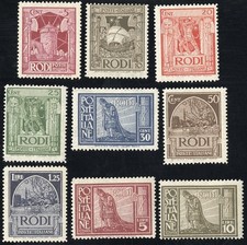 Aegean Island Stamps # 15-23 MLH VF Scott Value $460.00 picture