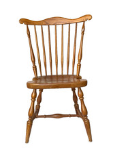 Vintage Harden Solid Cherry Fan Back Windsor Chair - Made in New York - Rare picture